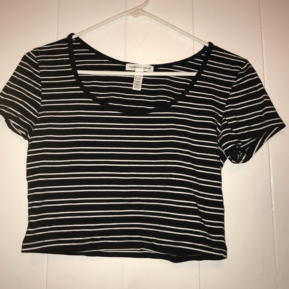 Stripped crop top
